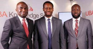 Experts Guide SMEs On Effective Documentation Amid New Tax Regime At UBA’s Knowledge Series Head, SME Banking, United Bank for Africa, Babatunde Ajayi; Financial Analyst, Anderson Nigeria, Adeyemi Adeniran and Tax Analyst, Vincent Okoukoni, also of Anderson Consulting, during the UBA Small Medium Enterprise (SME) Business Series, tagged “2024 Withholding Tax Regulations, Specific Emphasis on How They Affect SMEs” held at UBA house, Marina, Lagos, over the weekend…