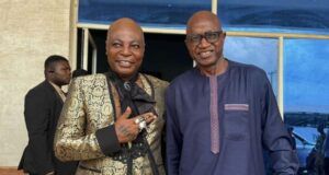 Photo: Obasanjo Reunites Segun Odegbami, Charlie Boy Dr Olusegun Odegbami, right, with Charlie Boy...