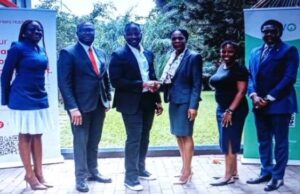 Why We Are Partnering With GIVO Africa To Tackle Plastic Waste – Heirs Holdings L-R: Heirs Insurance Group Communications Executive, Nimiweremi Selekere; Afriland Properties Head of Brand, Marketing and Corporate Communications, Chukwunonso Okafor; GIVO Africa CEO, Victor Boyle-Komolafe; Heirs Holdings Group Sustainability Officer, Clari Green; GIVO Africa Operations Lead, Tairat Bashorun; and Heirs Holdings Group Communications Executive, Akindamola Akintola...