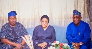 Daughter’s Demise: Senators Alli, Akintunde Pay Condolence Visit To Ajimobi Family