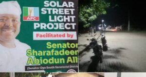 Residents Celebrate As Senator Alli Illuminates Ibarapa With Solar Streetlights