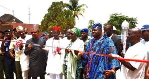 When Ogun State Saluted Key Community Road Rehabilitated By Shell Nigeria Gas, Partners …A cross section of dignitaries during the inauguration of the 4.5km Ilogbo road by Shell Nigeria Gas on Thursday…