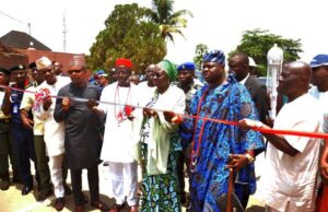 When Ogun State Saluted Key Community Road Rehabilitated By Shell Nigeria Gas, Partners …A cross section of dignitaries during the inauguration of the 4.5km Ilogbo road by Shell Nigeria Gas on Thursday…