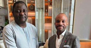 UfitFly Seeks Partnership With Canadian High Commission Evang. Ajibola Ogunkeyede, left, with Dindembolo-Zaya Kuyena...