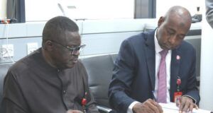 EFCC, TCTI Sign MoU On Digital Skills Provision For Youths TCTI Director General, Professor Taoheed Adedoja, left, with EFCC’s Executive Chairman, Mr. Ola Olukoyede