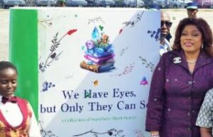 When Fidelity Bank Celebrated Children’s Day With Launch Of Read2Lead Anthology & Scholarship Awards Fourth from left: Managing Director/Chief Executive Officer, Fidelity Bank Plc, Dr. Nneka Onyeali-Ikpe flanked by finalists of the Fidelity Read2Lead Competition at the launch of the 2024 Read2Lead Anthology at the Fidelity Fantasyland celebration in commemoration of the 2025 Children’s Day at the Fidelity Grounds, Oniru, Lagos recently…