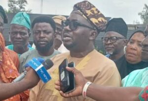 Adelabu 1 | PM Parrot Power Minister Chief Adebayo Adelabuchatting with media men on Saturday