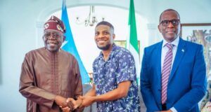 Meeting Tinubu, Pierre In Saint Lucia Excites Nigerian Medical Student L-R: President Bola Tinubu, Bob Chikwem Amadi, a Nigerian medical student at the American International University in Saint Lucia and Prime Minister Philip J. Pierre...