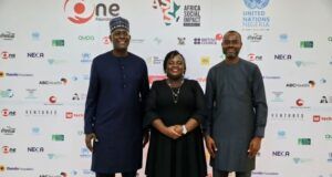 Sterling One Foundation, UN Emphasise Coordination In Africa’s Reform Agenda L–R: Mohamed Malick Fall, Assistant Secretary-General and United Nations Resident and Humanitarian Coordinator in Nigeria; Olapeju Ibekwe, CEO, Sterling One Foundation; and Abubakar Sulieman, MD/CEO, Sterling Bank, at the recently held Africa Social Impact Summit 2025 World Press Conference at the United Nations House, Abuja…