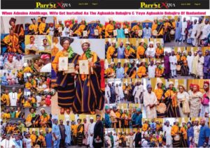  Faces of guests when Adesina Abidikugu and wife bagged chieftaincy titles