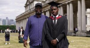Son’s Graduation From Greenwich University Thrills Afia CEO, Adanla