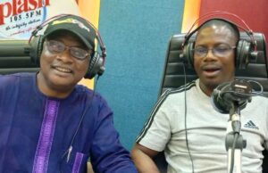 London-Based Broadcaster, Bubblemaster Reveals Why He Left Nigeria’s Broadcasting Scene Olayinka Agboola, left, with Muyiwa Adekunle, during the recent Radio Show on Splash 105.5fm, Ibadan...