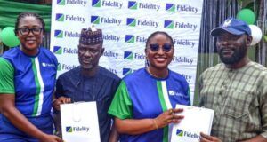 Fidelity Bank Promotes Quality Education in Nasarawa L-R: The Team Lead, CSR, Fidelity Bank Plc, Victoria Abuka; Vice Principal, Government Secondary School, Aso Pada, Maraba, Mr. Abdullahi Idris; Project Co-ordinator, Elite Bankers 2025 Inductee Class, Fidelity Bank Plc, Onyinyechi Ihesiaba; Vice Principal -Academics, Government Secondary School, Aso Pada, Maraba, Mr. Ela Isa; during the commissioning of a renovated block of classrooms and the distribution of Back-to-School Materials at Government Secondary School Aso Pada, Maraba, Nassarawa State recently…