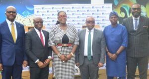 Fidelity Bank Empowers SMEs With Business Management Systems L – R: Divisional Head, Product Development, Osita Ede; Executive Director -Lagos and SouthWest, Ken Opara (both of Fidelity Bank Plc); Chief Executive Officer, Manmark, Adaonah Kene-Uyawune; Executive Director/Chief Operations and Information Officer, Fidelity Bank Plc, Stanley Amuchie; Deputy Director and Lagos State Manager of SMEDAN, Bunmi Kole-Dawodu; and Divisional Head, Brands and Communications, Fidelity Bank Plc, Meksley Nwagboh; at the Fidelity SME Empowerment Program 2025 in Lagos, recently...