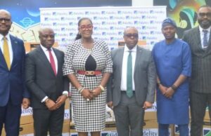 Fidelity Bank Empowers SMEs With Business Management Systems L – R: Divisional Head, Product Development, Osita Ede; Executive Director -Lagos and SouthWest, Ken Opara (both of Fidelity Bank Plc); Chief Executive Officer, Manmark, Adaonah Kene-Uyawune; Executive Director/Chief Operations and Information Officer, Fidelity Bank Plc, Stanley Amuchie; Deputy Director and Lagos State Manager of SMEDAN, Bunmi Kole-Dawodu; and Divisional Head, Brands and Communications, Fidelity Bank Plc, Meksley Nwagboh; at the Fidelity SME Empowerment Program 2025 in Lagos, recently...