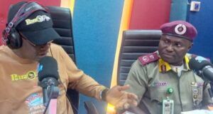 Gov Makinde Obeys Traffic Rules, Okada Riders, Others Have No Reason Not To – OYRTMA Boss (Watch Video) Commander Ayoade Adeoye, right, with Olayinka Agboola during the Radio Show...