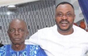 Nollywood’s Odunlade Adekola Announces Death Of Pastor Father Odunlade Adekola, right, with his late dad, Pastor N.A. Adekola