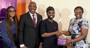 Polaris Bank Empowers Over 500 Journalists On Modern Trends In Journalism L-R: Miss Adaku Sharon Nwankwo, Digital PR Executive, Polaris Bank Limited, Mr. Rasheed Bolanriwa, Acting Head, Brand Management & Corporate Communications, Polaris Bank; Mr. Abayomi Adisa, Senior Journalist, BBC and Mrs. Bukola Oluyadi, Group Head, Customer Experience & Value Management at Polaris Bank during the hybrid capacity-building seminar organised by the Bank for journalists in Lagos recently...