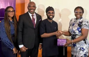 Polaris Bank Empowers Over 500 Journalists On Modern Trends In Journalism L-R: Miss Adaku Sharon Nwankwo, Digital PR Executive, Polaris Bank Limited, Mr. Rasheed Bolanriwa, Acting Head, Brand Management & Corporate Communications, Polaris Bank; Mr. Abayomi Adisa, Senior Journalist, BBC and Mrs. Bukola Oluyadi, Group Head, Customer Experience & Value Management at Polaris Bank during the hybrid capacity-building seminar organised by the Bank for journalists in Lagos recently...