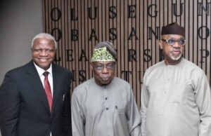 We’ll Include Public, Private Sectors In Our Educational Programs – Olusegun Obasanjo Leadership Institute’s New Deputy Chief Executive, Professor Adedeji Daramola President Olusegun Obasanjo, Chairman of the Board of Trustees, OOLI, middle, and to his right, Prince Dapo Abiodun, Governor of Ogun State; and to his left, Professor Daramola, Deputy Chief Executive, OOLI…