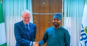 High Expectations As FIRS, The Netherlands Begin Double Taxation Treaty Renegotiation Ambassador Bengt Van Loosdrecht, left, with Sir Zacch Adedeji...on Monday...