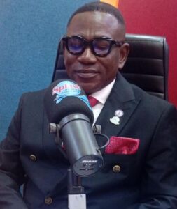Dr Ayobami Owolabiduring the live Radio Show