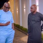 Ayodele Fayose left with Governor Biodun Oyebanji