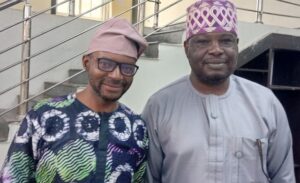 Prince Adetayo Adeleke-Adedoyin...right...