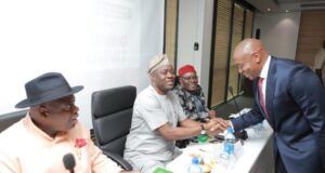 Makinde: I’m Not Ready To Go Into The Gutters With Anyone From left, Bayelsa State Governor, Senator Douye Diri; Oyo State Governor, Seyi Makinde; Former Senate President and Chairman, PDP Board of Trustees, Senator Adolphus Wabara and Deputy Governor of Enugu State, Dr Ifeanyi Ossai, during the PDP Southern Zoning Consultative Summit, held at Legend Hotel, Ikeja, Lagos...