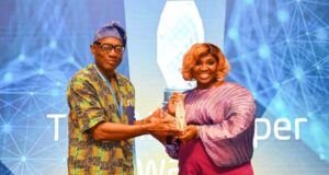 At SPE Conference, Shell Staff Members Win Best Technical Paper Award ...former African Regional Director, Society of Petroleum Engineers (SPE), Engr Anthony Ogunkoya presenting the award to Oluwatobiloba Aribike, Front End Well Engineer deepwater, Shell Nigeria Exploration and Production Company Limited (SNEPCo) during the Award and Dinner Night of the 2025 Nigeria Annual International Conference and Exhibition (NAICE), an annual event organized by the Society of Petroleum Engineers (SPE) Nigeria Council in Lagos...