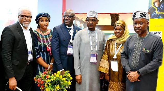Shell Image L-R: Asset Development & Development Subsurface Manager, Shell Nigeria Exploration and Production Company Limited (SNEPCo), Chike Aginah; SNEPCo’s Snr Production Geologist, Abidemi Belgore; Executive Commissioner , Development and Production , Nigerian Upstream Petroleum Regulatory Commission (NUPRC) Engr. Enorense Amadasu; Authority Chief Executive, Nigerian Midstream and Downstream Petroleum Regulatory Authority, Engr. Farouk Ahmed; Society of Petroleum Engineers , Council Chairman, Engr Dr. Amina Danmadami and the Minister of State (Gas), Petroleum Resources, RT Hon. Ekperikpe Ekpo, during dignitary tour to the Shell booth at the 2025 Nigeria Annual International Conference and Exhibition (NAICE) , an annual event organized by the Society of Petroleum Engineers (SPE) Nigeria Council at Eko Hotel…