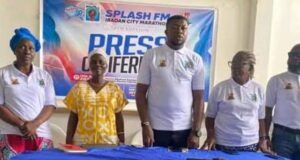All Set For 700 Athletes To Compete At Splash FM’s Ibadan City Marathon Race GM, Splash 105.5fm, Ibadan, Mr Tunde Olawuwo and others at the press briefing on the Ibadan City Marathon Race...
