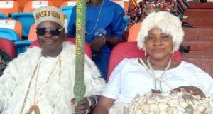 Photos: How Isese Day Was Celebrated In Oyo State Chief Ifalere Ifagbenro, left...