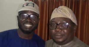 Hassan Giwa Commends Bayo Adelabu Over ₦250m Mega Empowerment Project Arc (Dr.) Hassan Olawale Giwa, left, with Chief Adebayo Adelabu...