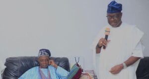 Re-enact Development Agenda While Serving As Governor, Former Postmaster General, Adewusi Urges Ladoja Dr Ismail Adewusi, right, with Oba Rashidi Ladoja...