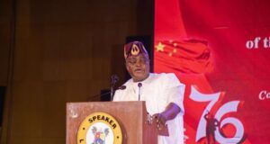 Nigeria-China Strategic Partnership At China’s 76th Anniversary Excites Speaker Obasa Rt. Hon. Dr. Mudashiru Obasa...at the event...