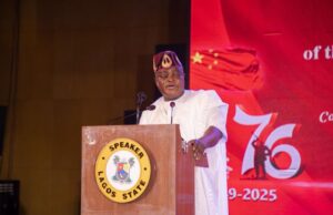 Nigeria-China Strategic Partnership At China’s 76th Anniversary Excites Speaker Obasa Rt. Hon. Dr. Mudashiru Obasa...at the event...