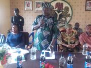 Lawlessness: Rahman Adepoju, IBNW LG Boss Warns Vigilante Patrol Team Hon Rahman Adepoju delivering is address...