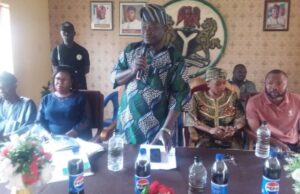 Lawlessness: Rahman Adepoju, IBNW LG Boss Warns Vigilante Patrol Team Hon Rahman Adepoju delivering is address...