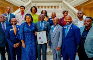 Lagos Is Open For Business, Sanwo-Olu Tells Investors In America Governor Babajide Sanwo-Olu of Lagos State in the United States of America...with others...