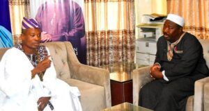 Senator Alli Hailed For Delivering Impactful Projects For The Use Of Igangan People Asigangan of Igangan, Oba Rafiu Ariwoola, left, with Senator Sharafadeen Alli...
