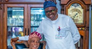 Olubadan Designate Plays Host To Prof Adebowale, VC Of University Of Ibadan Prof Kayode Adebowale, with Oba Rashidi Ladoja...
