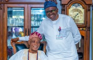 Olubadan Designate Plays Host To Prof Adebowale, VC Of University Of Ibadan Prof Kayode Adebowale, with Oba Rashidi Ladoja...