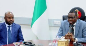 Meeting Of Revenue Target: We Appreciate EFCC’s Support- FIRS Dr Zach Adedeji of FIRS, left, with EFCC's Ola Olukoyede...