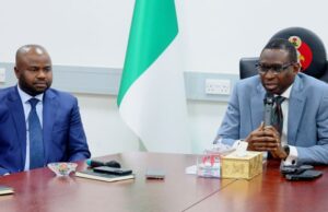 Meeting Of Revenue Target: We Appreciate EFCC’s Support- FIRS Dr Zach Adedeji of FIRS, left, with EFCC's Ola Olukoyede...