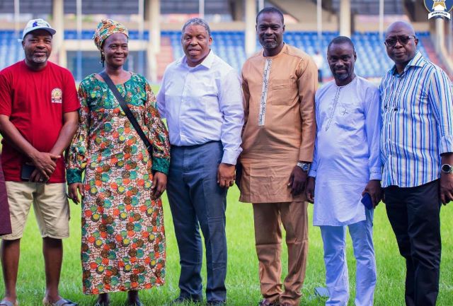 3SC Image ...chairman of Shooting Stars Sports Club, Hon. Taiwo Lekan-Salami, with others...