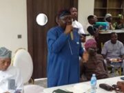 Why We Should All Unite To Promote Oyo APC’s Unity – Bayo Adelabu Chief Adebayo Adelabu, the Minister of Power...delivering his address at the parley...