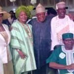 L R Evg Funmi Aragbaiye Queen Salawa Abeni Admiral Dele Abiodun Adelakun Ayewa and Evg Ebenezer Obey