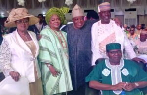 History Recorded As Ariya Eko Organisers Honour Obey, Fasoyin, Dele Abiodun, Lemmy Ghariokwu, Others L-R: Evg Funmi Aragbaiye, Queen Salawa Abeni, Admiral Dele Abiodun, Adelakun Ayewa and Evg Ebenezer Obey...