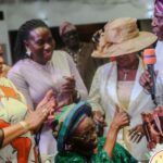 Ayo Balogun Deborah Fasoyin Funmi Aragbaye and Governor Babajide Sanwo Oluat the event